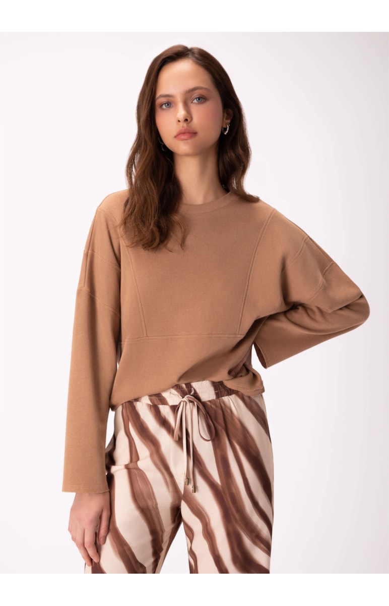 Moletom Londres Camel