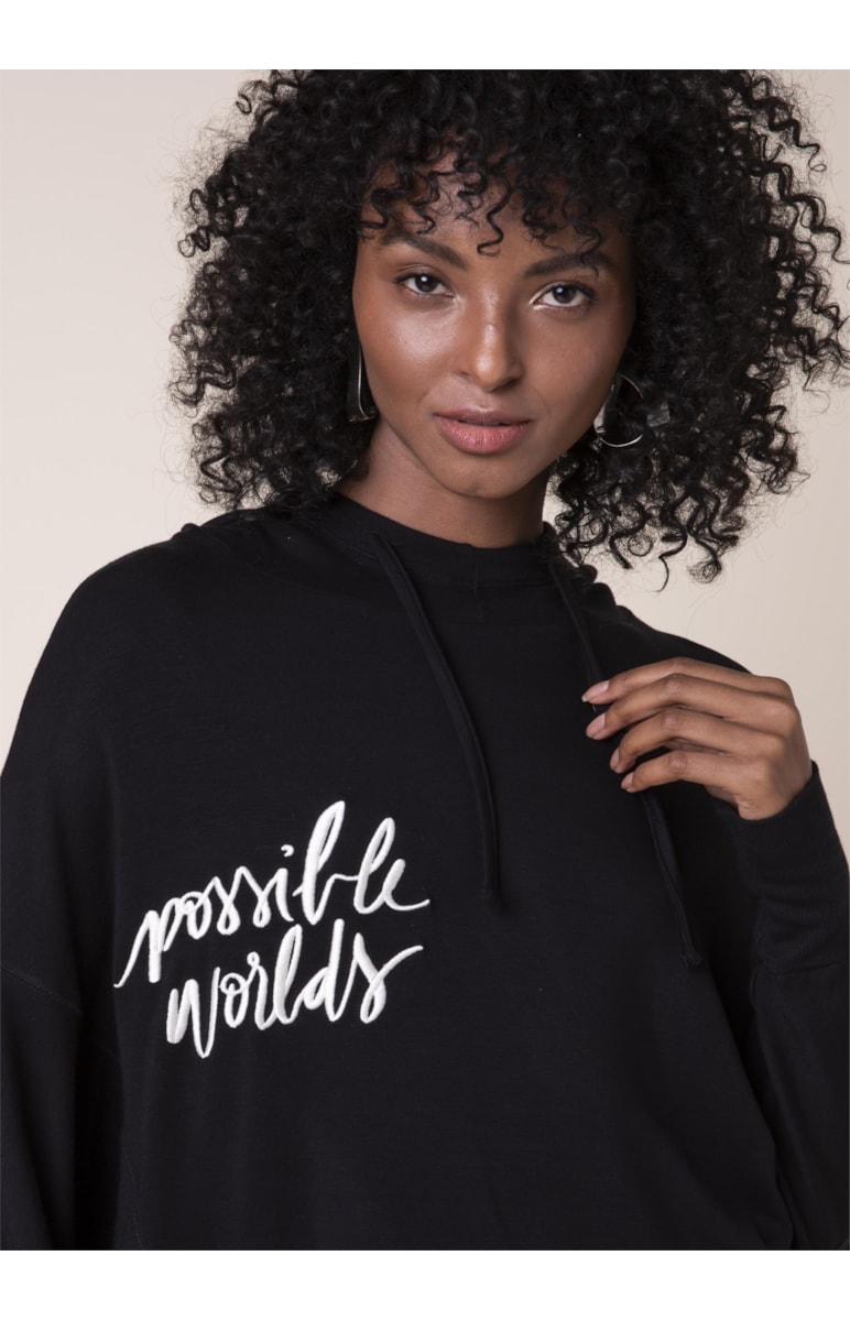 Moletom Possible Words Preto