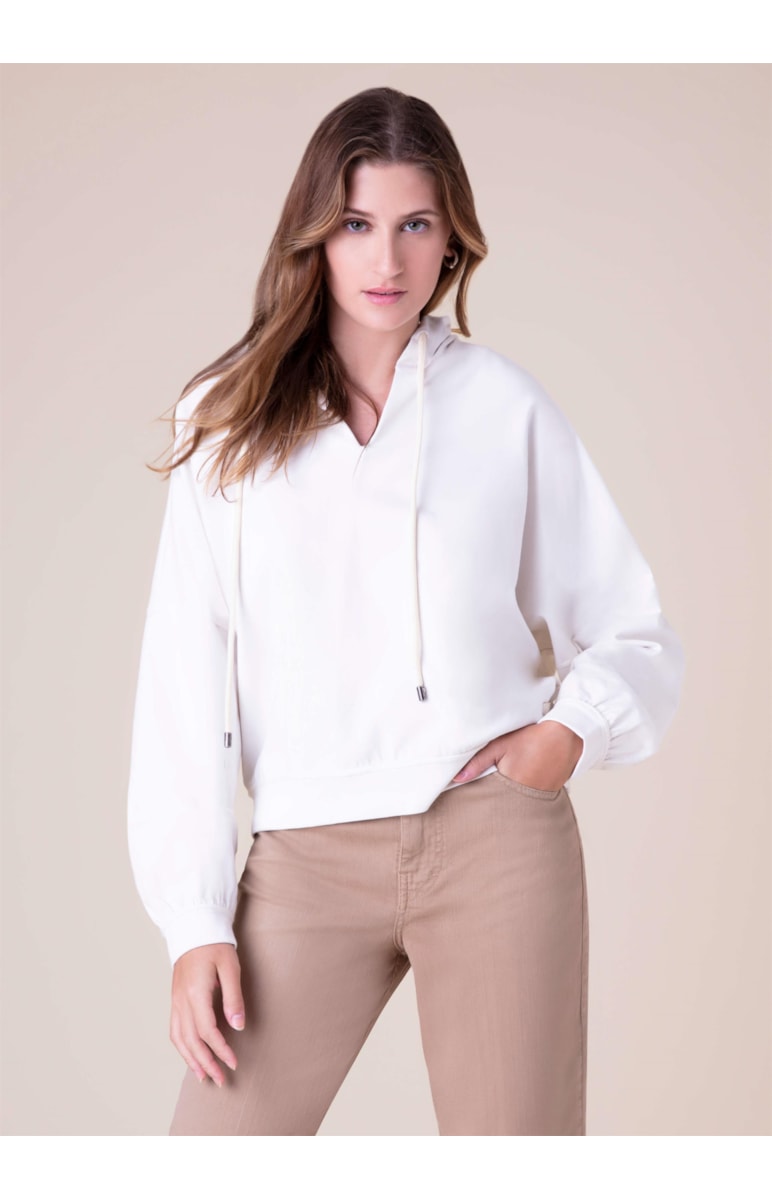 Moletom Sarja Fleece Natural