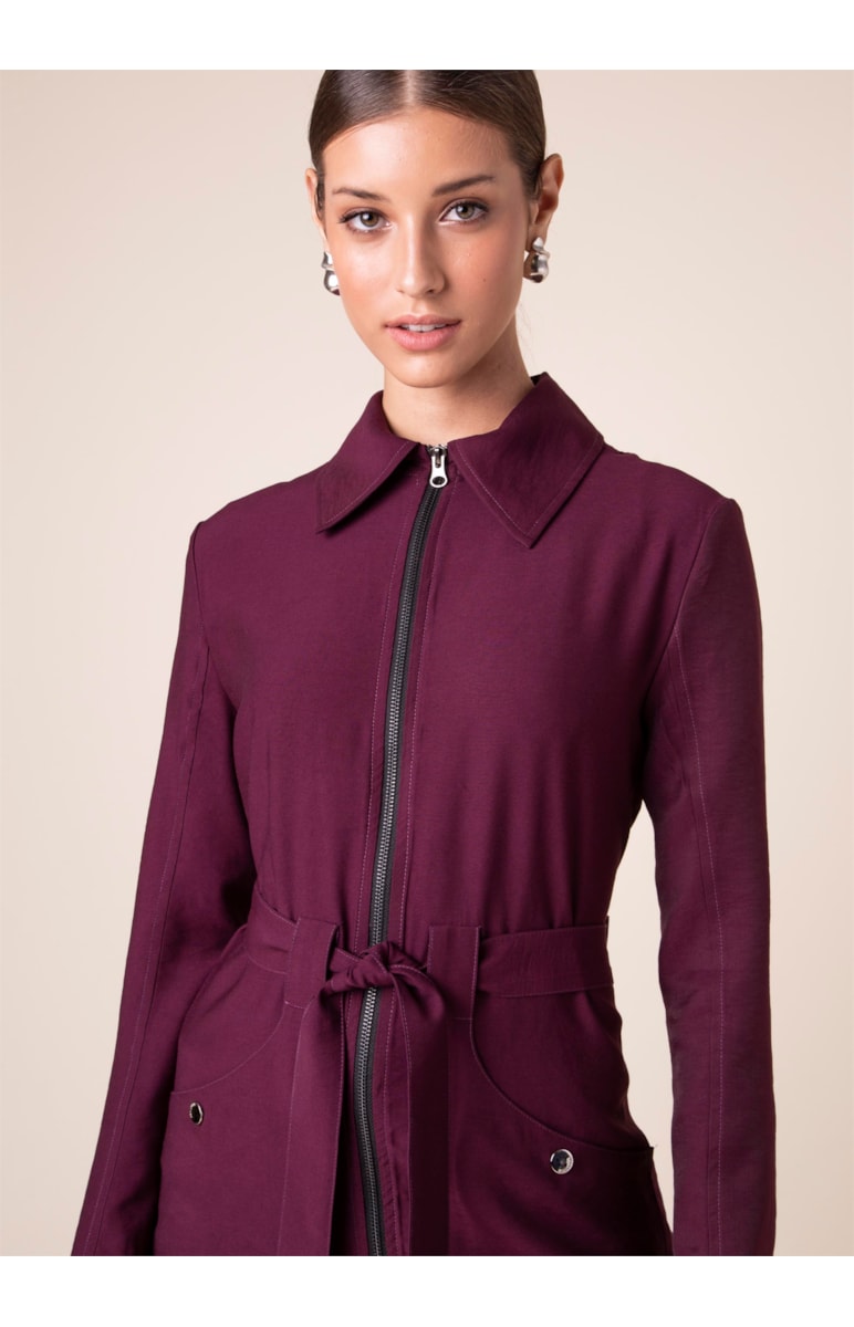 Parka Bolsos Bordeaux