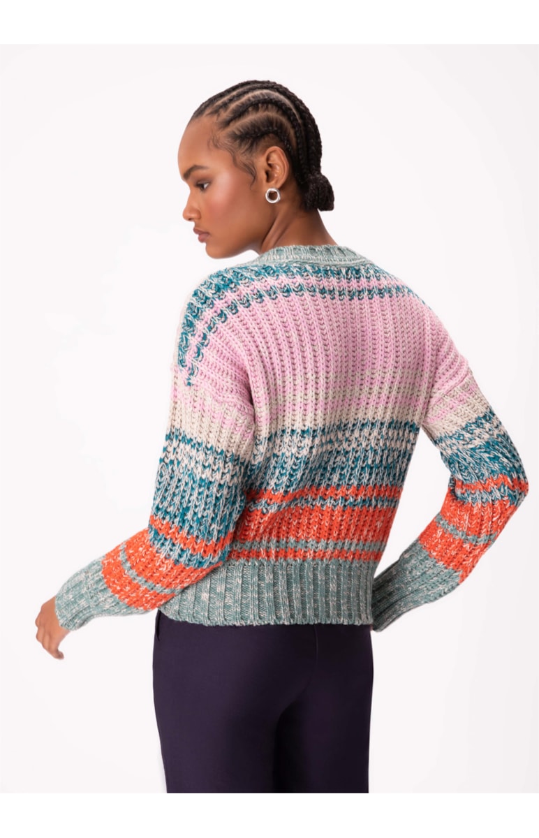 Pull Colorfull Ponto Corrent Off White