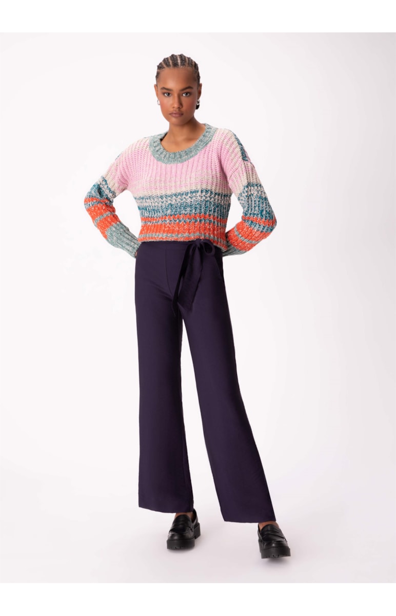 Pull Colorfull Ponto Corrent Off White