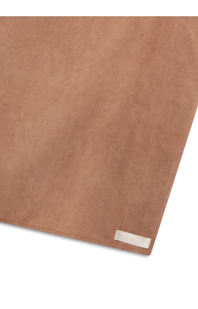 Regata Alça Dupla Rayon Twill Areia