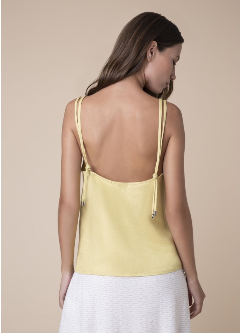 Regata Alça Trançada Lemon