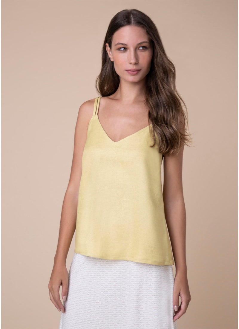 Regata Alça Trançada Lemon