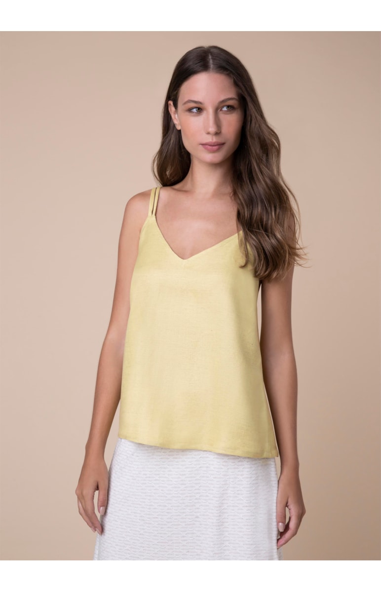 Regata Alça Trançada Lemon