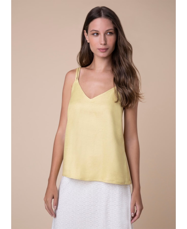 Regata Alça Trançada Lemon
