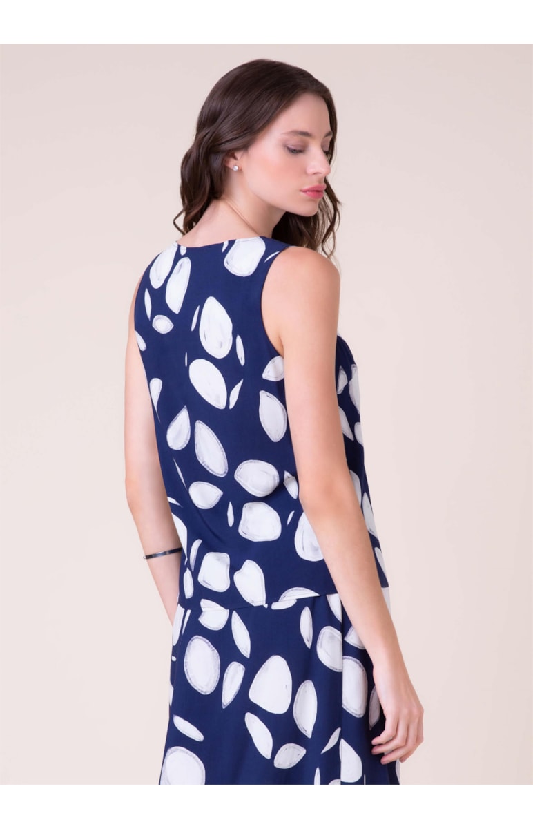 Regata Brushed Dots Marinho