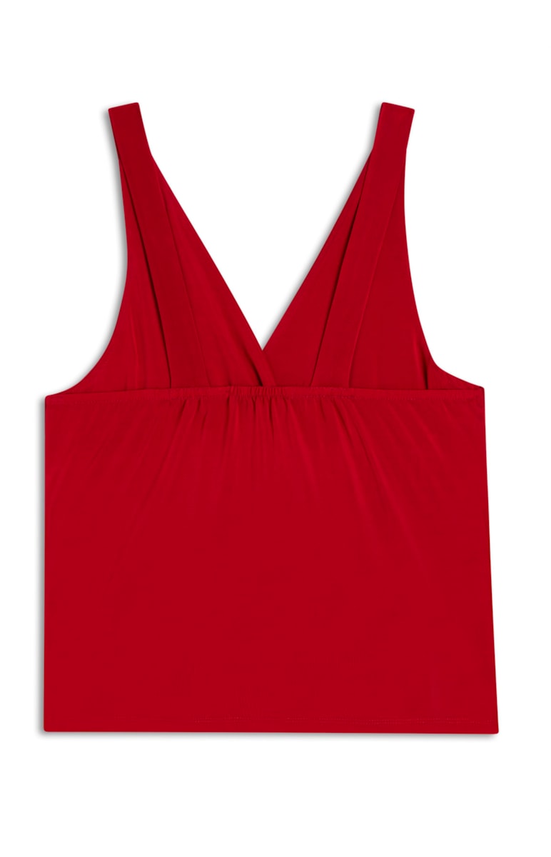 Regata Cache-Cour Amarração Vermelho