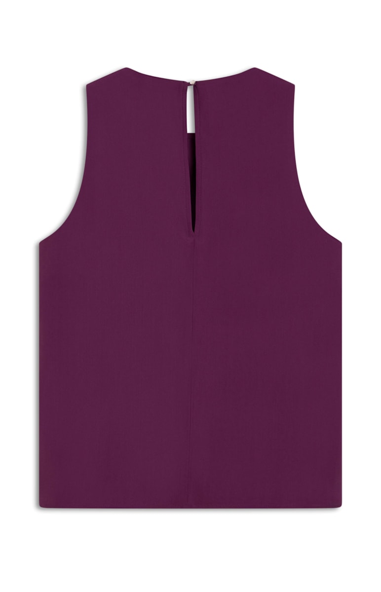 Regata Crepe Fluído Beringela