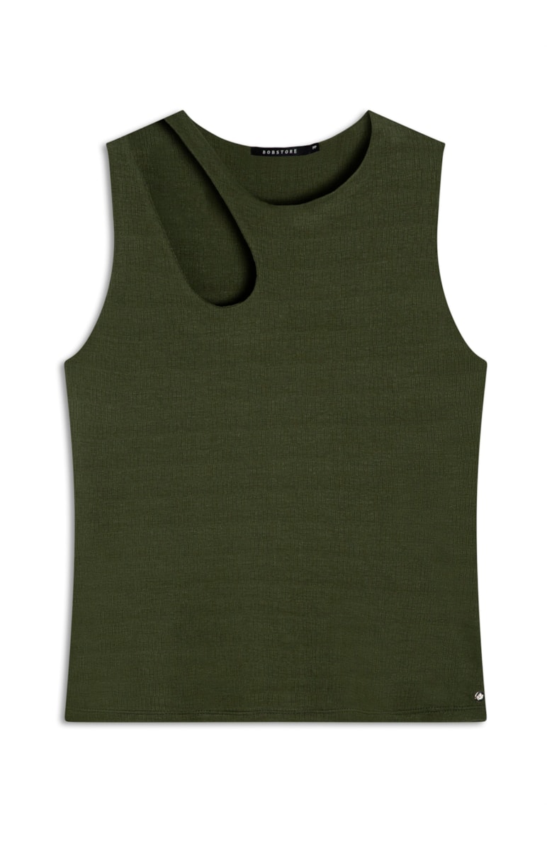 Regata Cut Out Texture Verde Militar