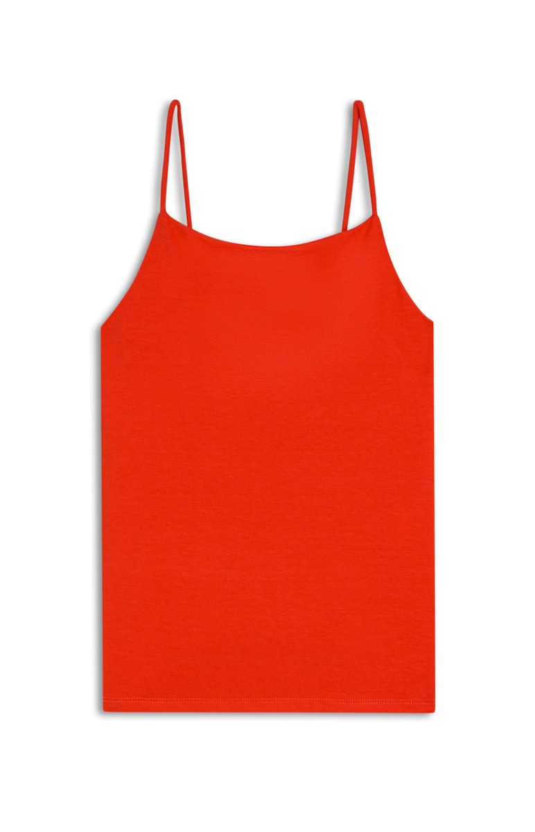 Regata Decote Quadrado Cereja