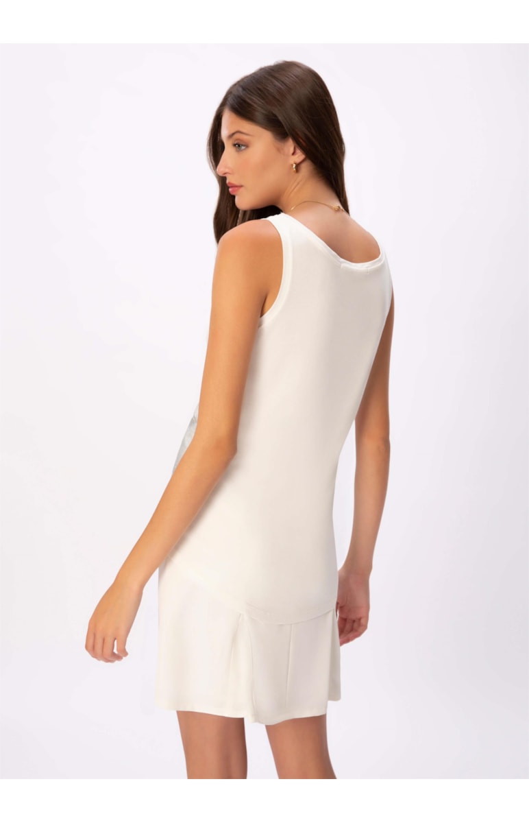 Regata Estampa Folhas Off White