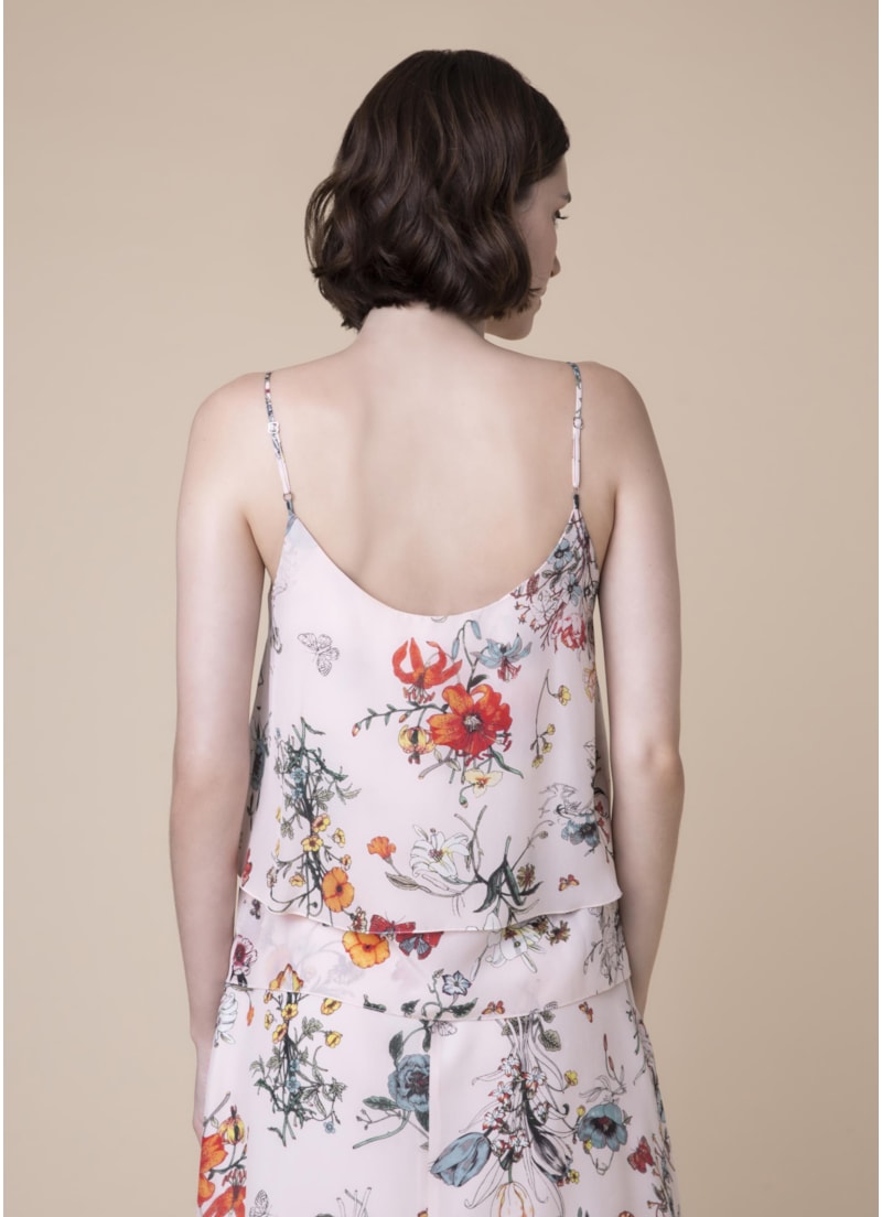 Regata Flor Capsula Estampado Flor Capsula