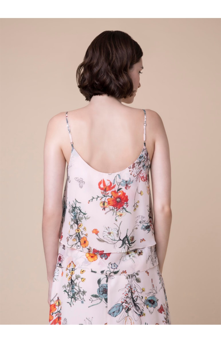 Regata Flor Capsula Estampado Flor Capsula