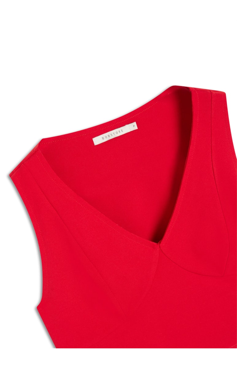 Regata Geométrica Scuba Vermelho