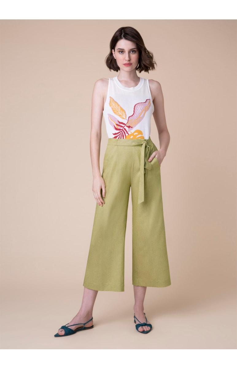 Regata Jacquard Folhagem Off White
