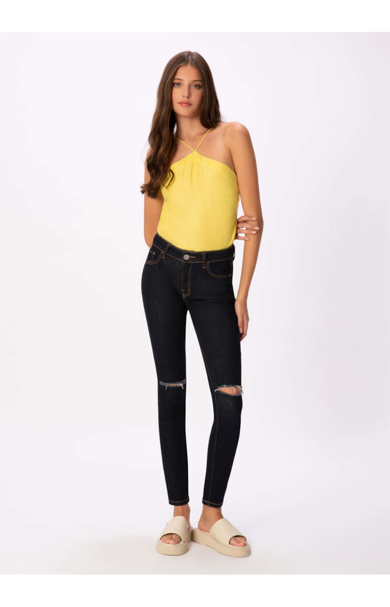 Regata Linho Fine Straps Lemon