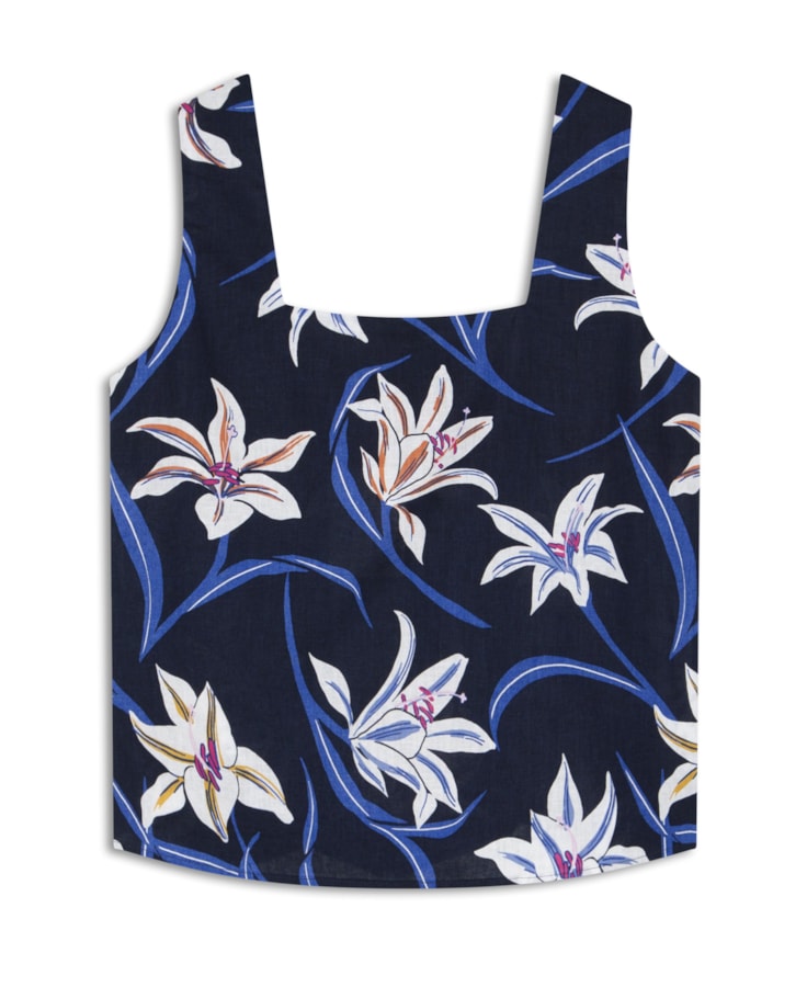 Regata Lírios Estampado