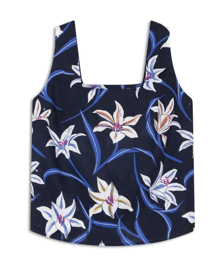 Regata Lírios Estampado