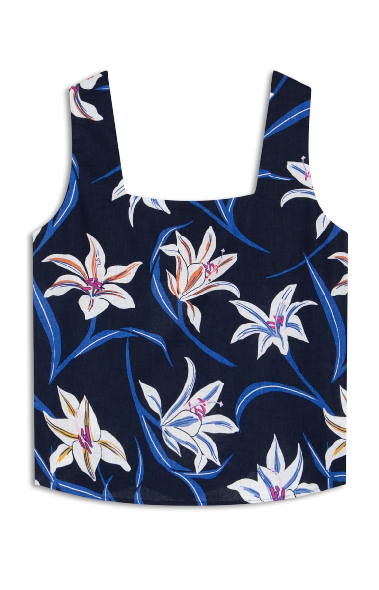 Regata Lírios Estampado