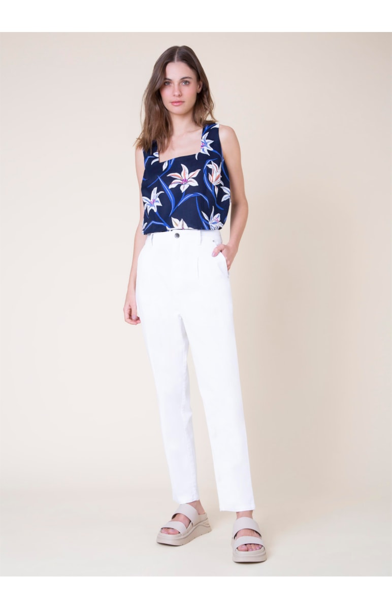 Regata Lírios Estampado