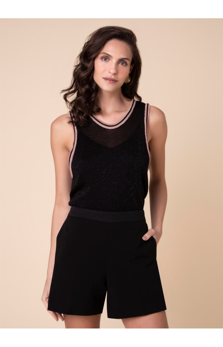 Regata Lurex Preto