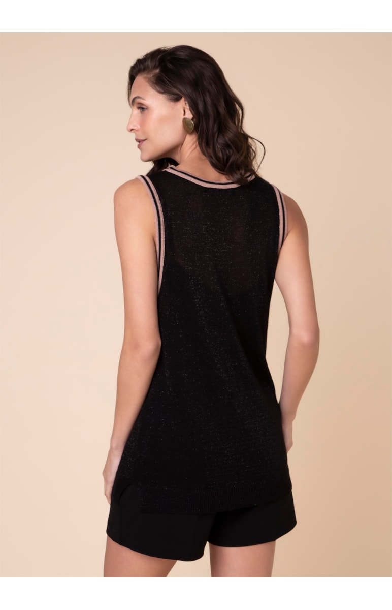 Regata Lurex Preto