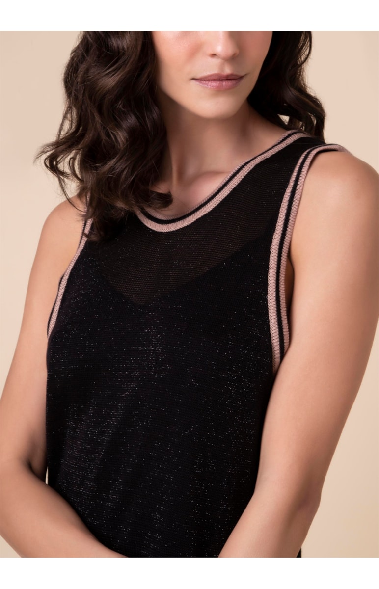 Regata Lurex Preto