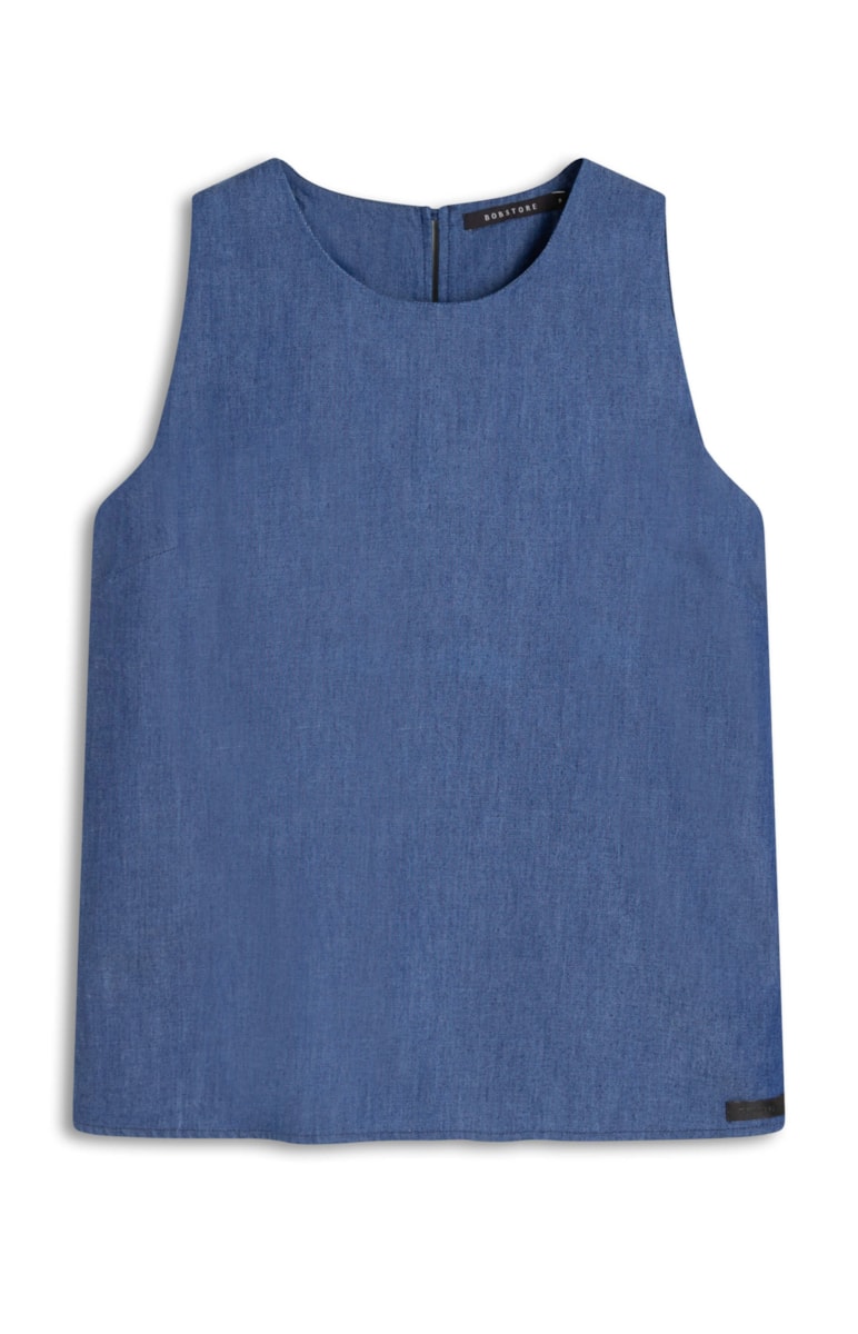 Regata Lyoncel Denim Fenda Marinho