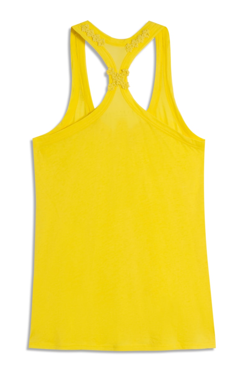 Regata Nadador Aplicacao Amarelo