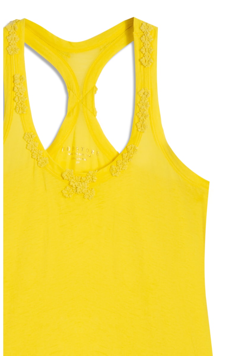 Regata Nadador Aplicacao Amarelo