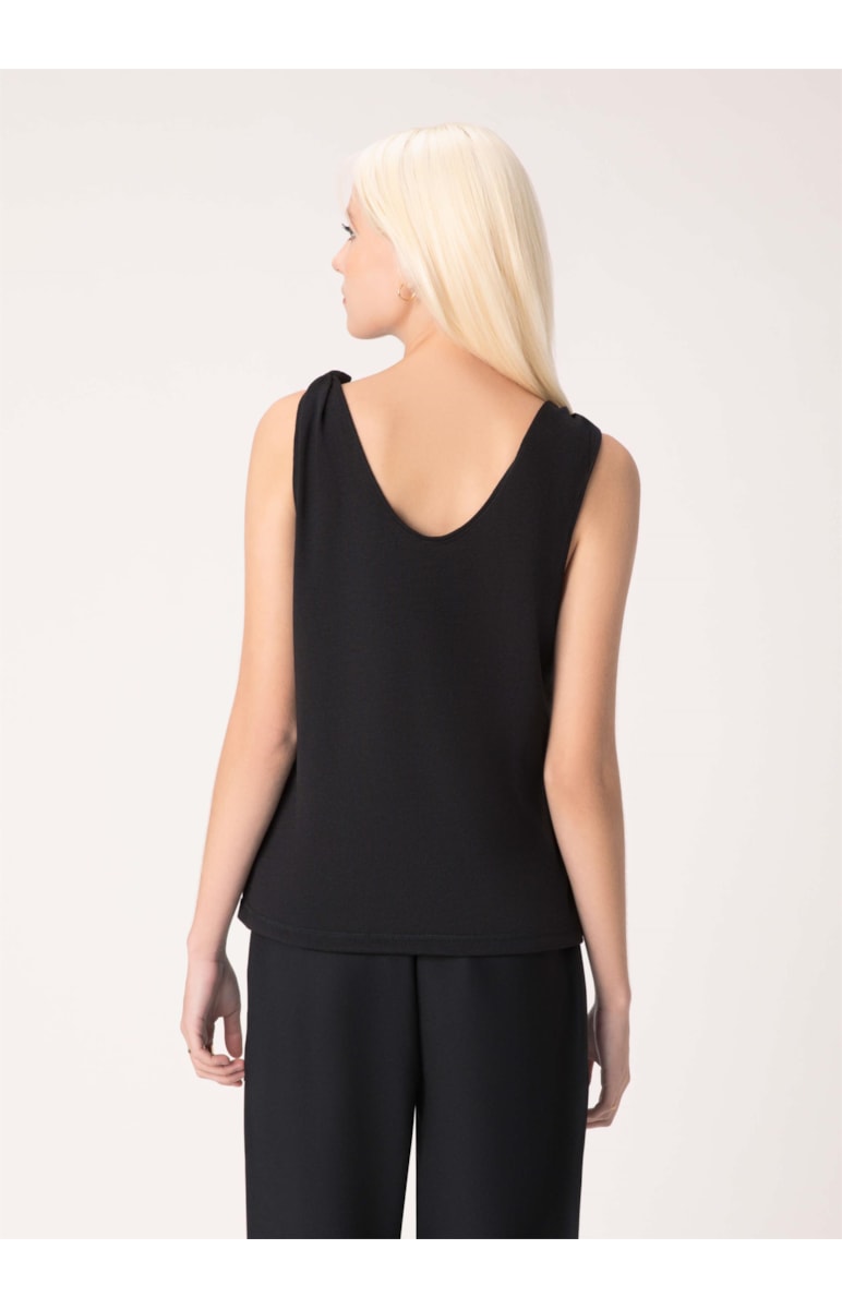 Regata Nó Tricot Preto