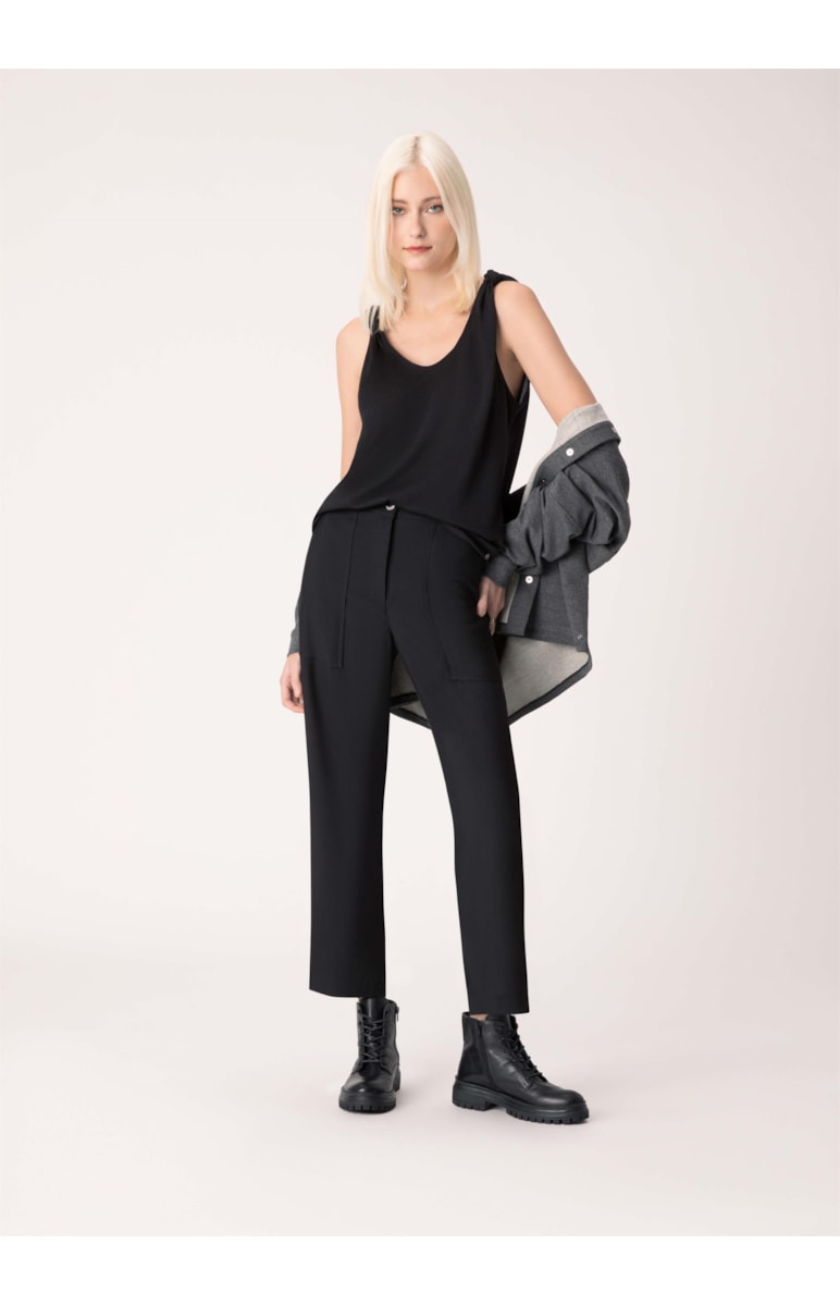 Regata Nó Tricot Preto