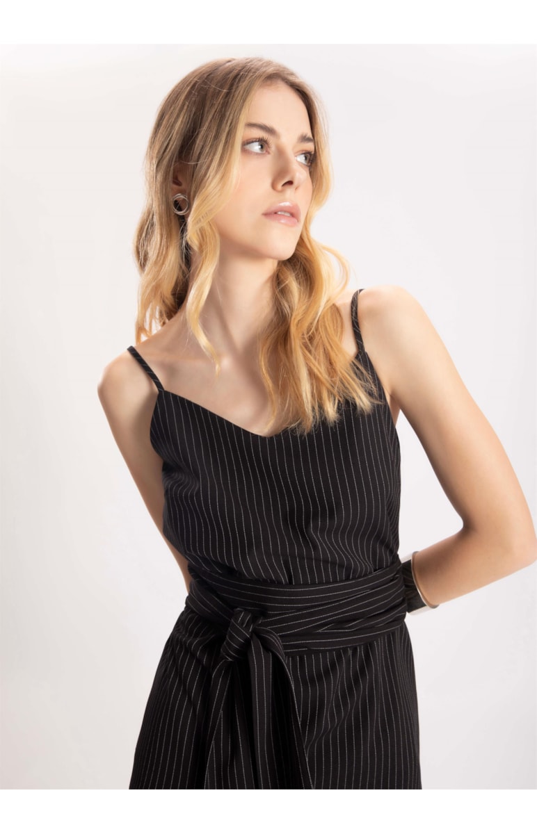 Regata Pin Stripes Preto