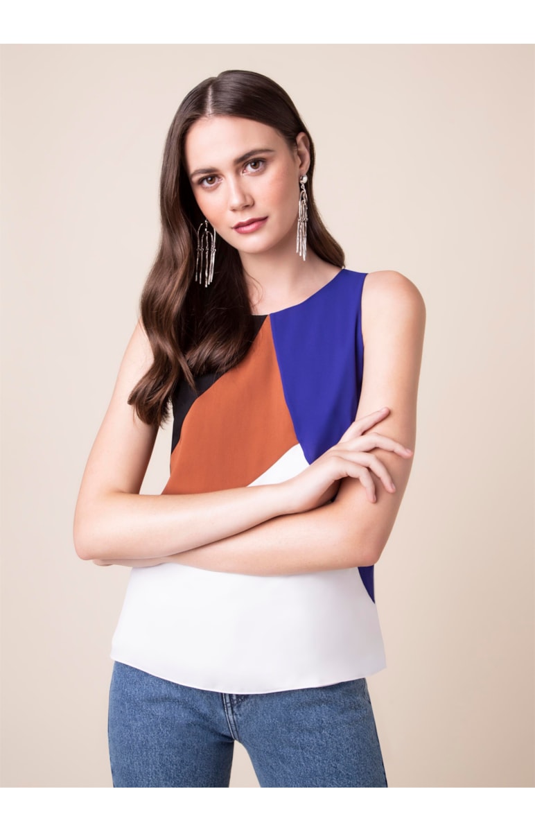 Regata Recortes Mix Cores Off White