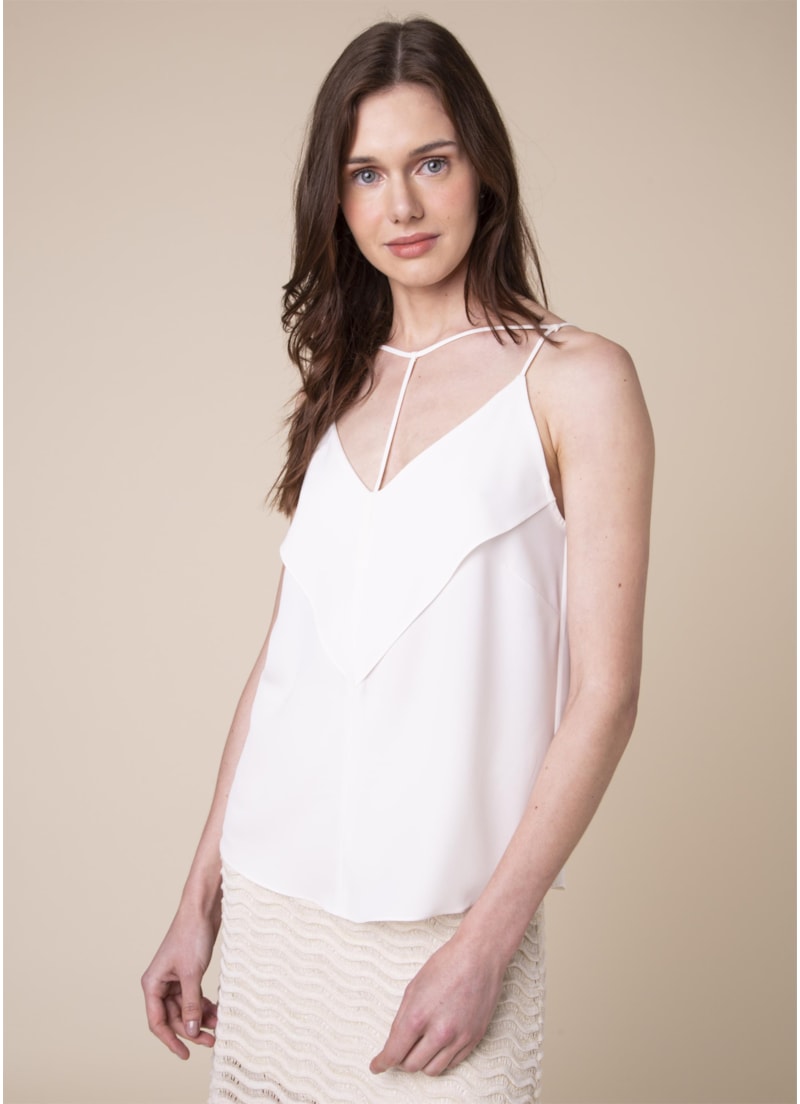 Regata Recortes Off White