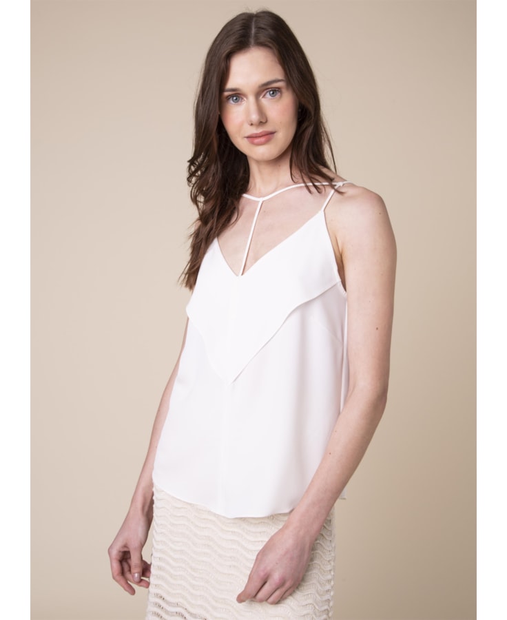 Regata Recortes Off White