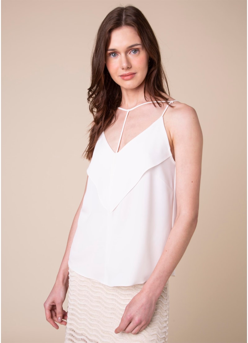 Regata Recortes Off White