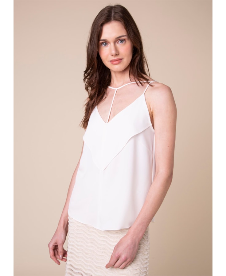 Regata Recortes Off White
