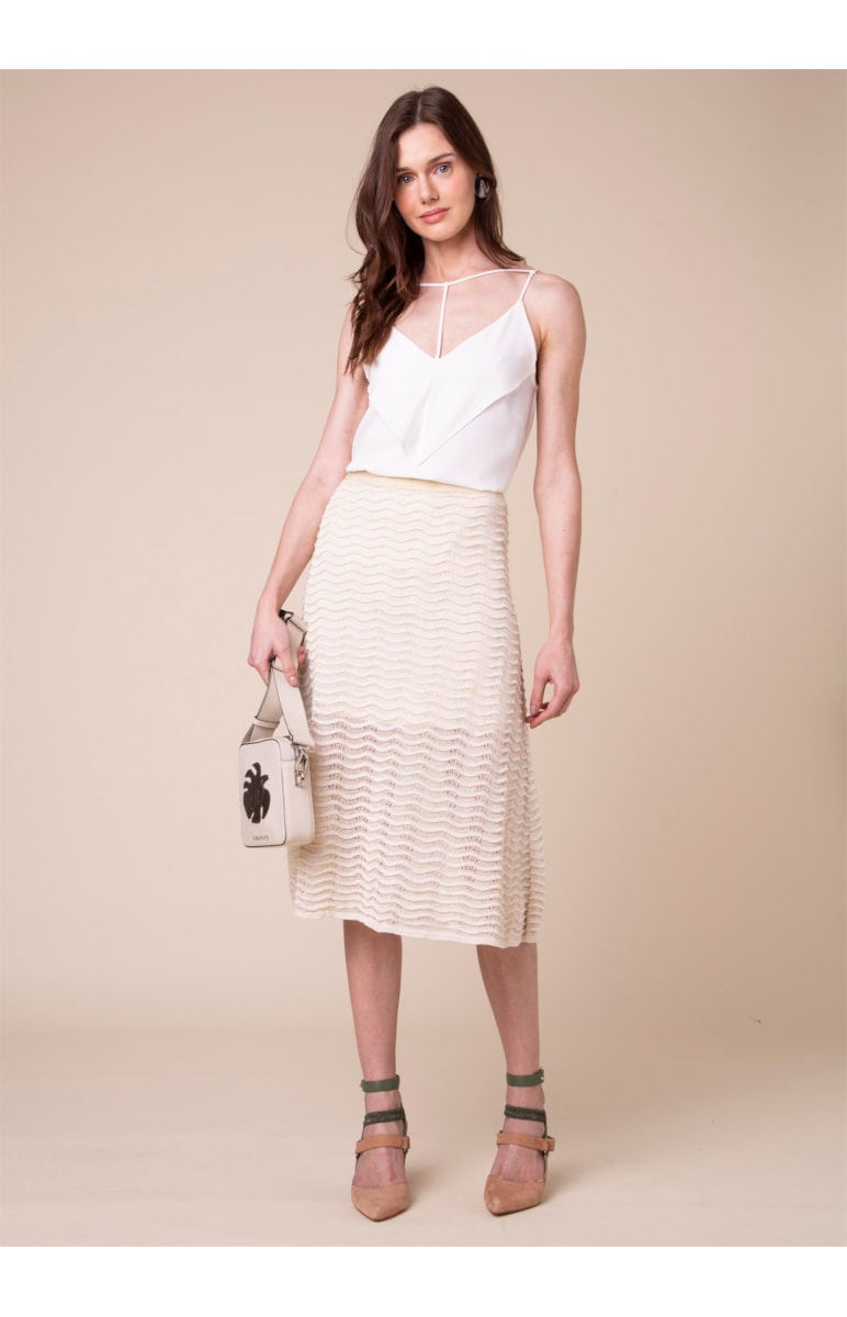 Regata Recortes Off White