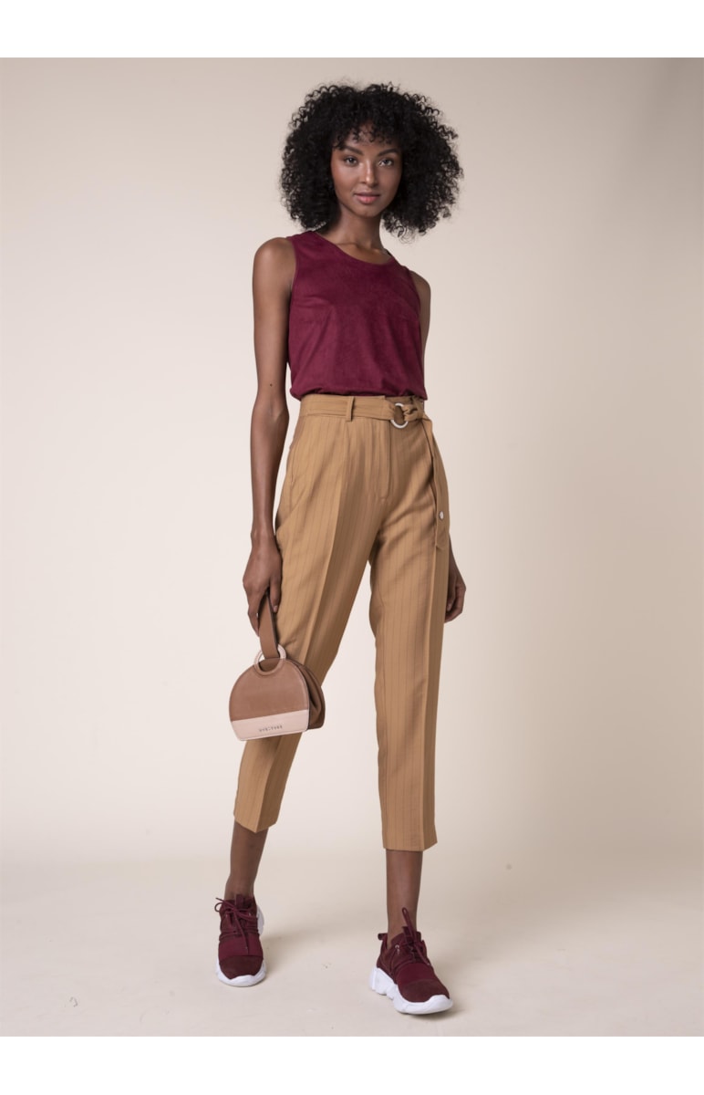 Regata Suede Assimétrica Vinho