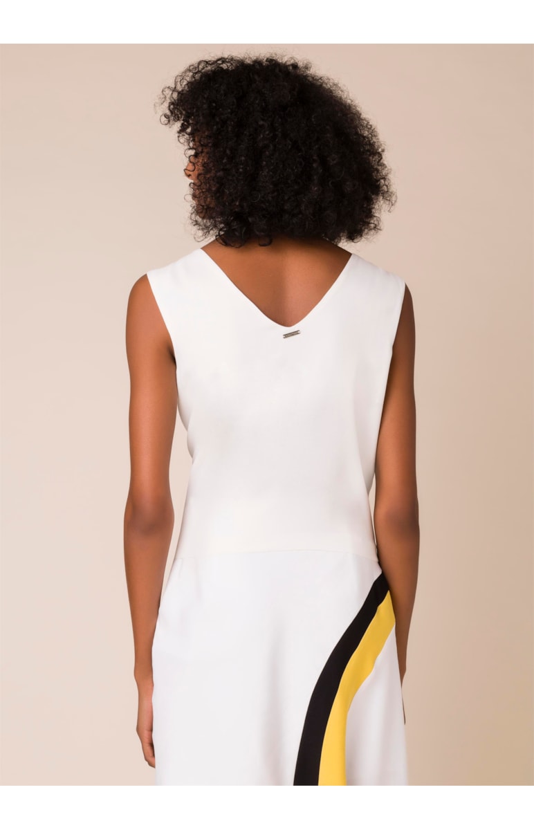 Regata Transpassada Fivela Resina Off White