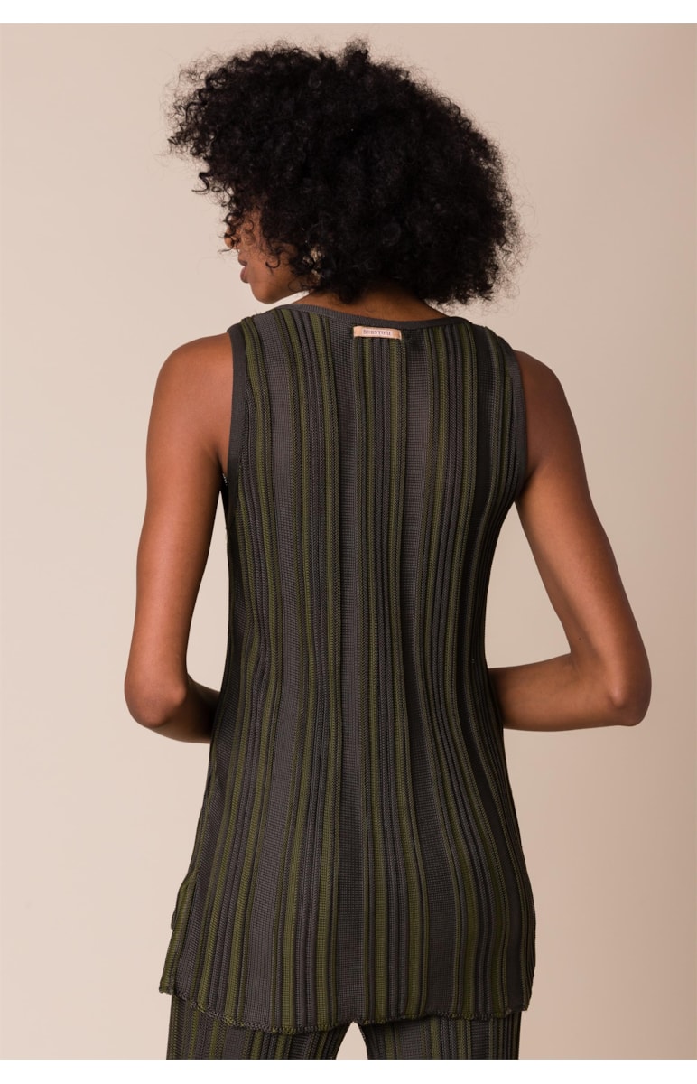 Regata Tricot Longtail Musgo