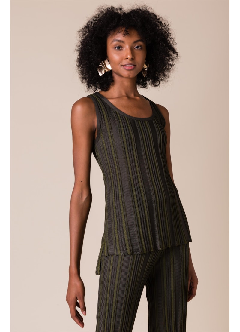 Regata Tricot Longtail Musgo