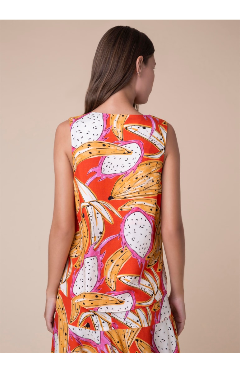 Regata Tropical Bananas Estampado