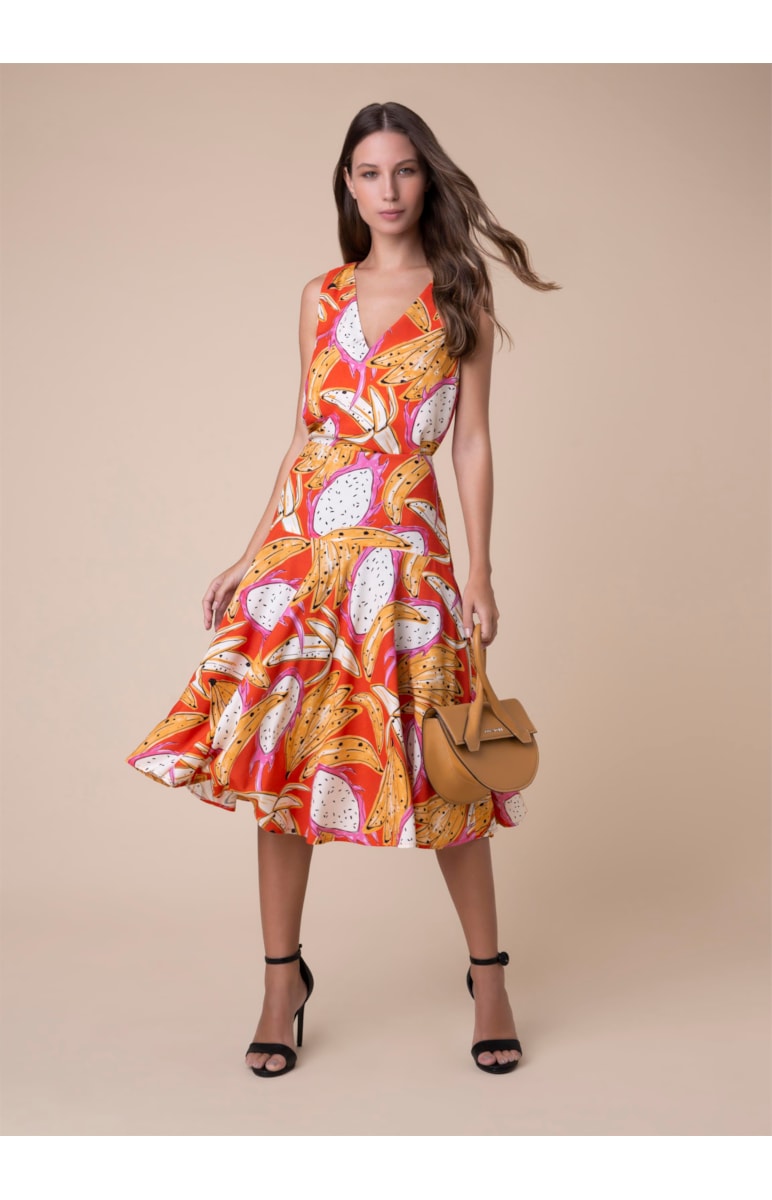 Regata Tropical Bananas Estampado