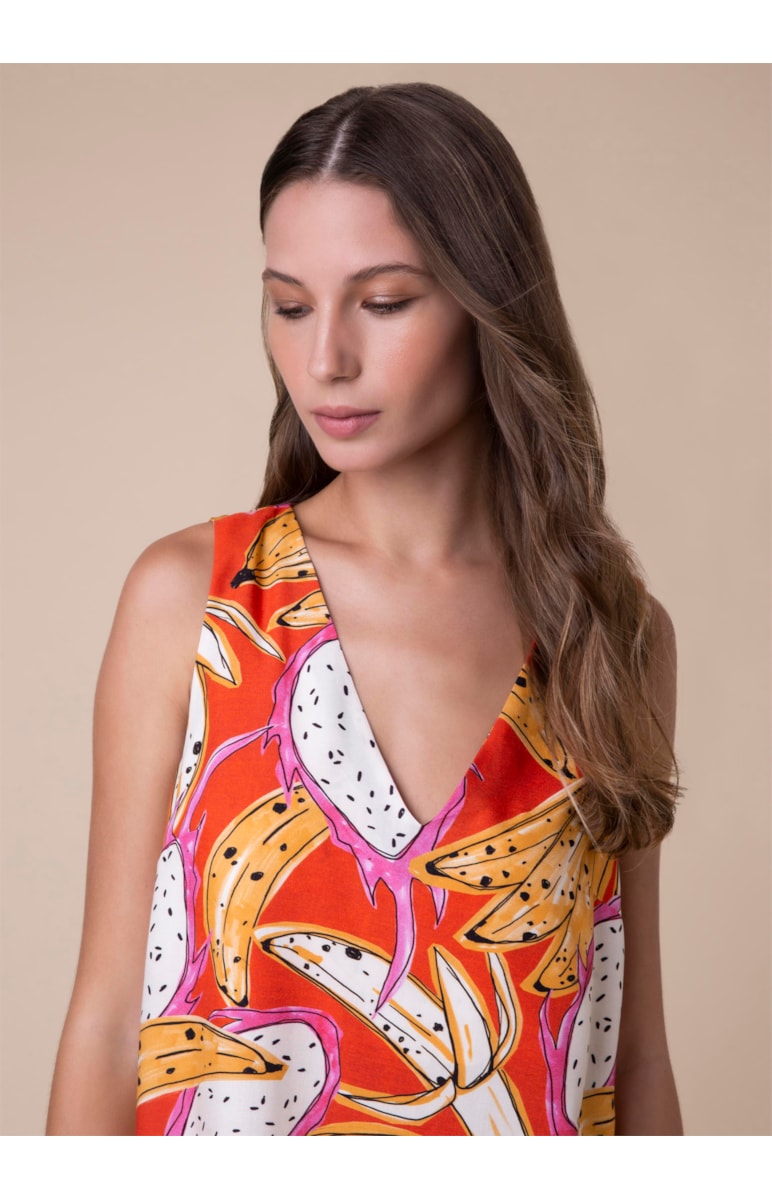 Regata Tropical Bananas Estampado