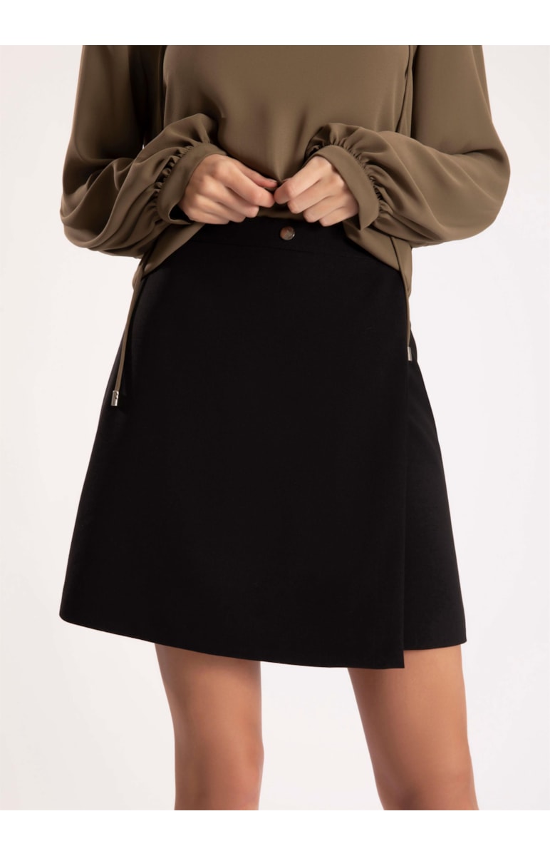 Saia Alfaiataria Classic Envelope Preto