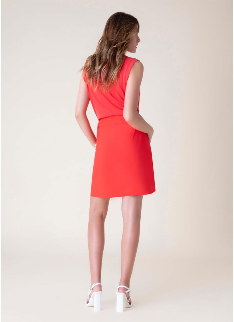 Saia Alfavisco Texture Vermelho